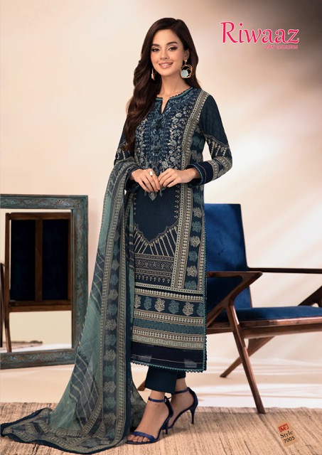 Madhav Riwaaz Vol 7 Karachi Cotton Dress Material Collection